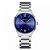 Relógio Unissex Curren Analógico 8280 - Prata e Azul - Imagem 1