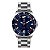 Relógio Masculino Tuguir Analógico Infinity 9166A Prata e Azul - Imagem 1