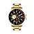 Relógio Masculino Tuguir Analógico Infinity 6116J Dourado e Preto - Imagem 1