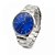 Relógio Masculino Tuguir Analógico 5000 Prata e Azul - Imagem 2