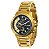 Cronógrafo Masculino Tuguir Analógico Infinity TGI37042 Dourado e Preto - Imagem 1