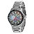 Relógio Masculino de Aço MultiFunção Tuguir Analógico Infinity TGI37043 Prata e Preto - Imagem 1