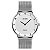Relógio Feminino Skmei Analógico 1264 - Prata e Branco - Imagem 1