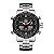 Relógio Masculino Weide AnaDigi WH-6901 - Prata e Preto - Imagem 1
