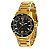 Relógio Masculino Tuguir Analógico Infinity 9166A Dourado e Preto - Imagem 1