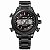 Relógio Masculino Weide AnaDigi WH-3406 - Preto e Vermelho - Imagem 1