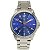 Relógio Masculino de Aço Tuguir Analógico Infinity TGI37096 Prata e Azul - Imagem 1
