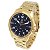 Relógio Masculino de Aço Tuguir Analógico Infinity TGI37097 Dourado e Preto - Imagem 2