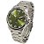 Relógio Masculino de Aço Tuguir Analógico Infinity TGI37100 Prata e Verde - Imagem 2