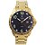 Relógio Masculino de Aço Tuguir Analógico Infinity TGI37102 Dourado e Preto - Imagem 1