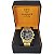 Relógio Cronógrafo Masculino de Aço Tuguir Analógico Infinity TGI37069 Dourado e Preto - Imagem 3