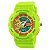 Relógio Infantil Skmei Anadigi 1052 Verde e Rosa - Imagem 2