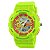 Relógio Infantil Skmei Anadigi 1052 Verde e Rosa - Imagem 1
