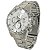 Relógio Cronógrafo Masculino de Aço Tuguir Analógico Infinity TGI37066 Prata e Branco - Imagem 2
