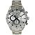 Relógio Cronógrafo Masculino de Aço Tuguir Analógico Infinity TGI37066 Prata e Branco - Imagem 1
