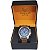 Relógio Cronógrafo Masculino de Aço Tuguir Analógico Infinity TGI37085 Prata e Azul - Imagem 3