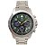 Cronógrafo Masculino Tuguir Analógico Infinity TGI37084 Prata e Verde - Imagem 1