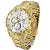 Relógio Cronógrafo Masculino de Aço Tuguir Analógico Infinity TGI37067 Dourado - Imagem 2