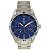 Relógio Masculino de Aço MultiFunção Tuguir Analógico Infinity TGI37056 Prata e Azul - Imagem 1