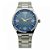 Relógio Masculino Tuguir Analógico 5440G Prata e Azul - Imagem 1