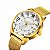 Relógio Masculino Skmei Analógico 9166 Dourado e Branco - Imagem 2