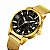 Relógio Masculino Skmei Analógico 9166 Dourado e Preto - Imagem 2