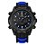 Relógio Masculino Weide AnaDigi WH6406B Preto e Azul - Imagem 1