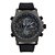 Relógio Masculino Weide AnaDigi WH6403B Preto e Azul - Imagem 1