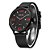 Relógio Masculino Weide Analógico WD004B Preto e Vermelho - Imagem 2