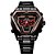 Relógio Masculino Weide AnaDigi WH1102B Preto e Dourado - Imagem 1