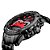 Relógio Masculino Weide AnaDigi WH8501B Preto e Vermelho - Imagem 2