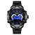 Relógio Masculino Weide AnaDigi WH8501B Preto e Azul - Imagem 1