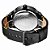 Relógio Masculino Weide Analógico UV1506B Preto e Amarelo - Imagem 3