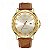 Relógio Masculino Curren Analógico 8120 - Marrom e Dourado - Imagem 1