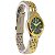 Relógio Feminino de Aço Tuguir Analógico Infinity 2462H Prata e Verde - Imagem 3