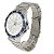 Relógio Masculino de Aço Tuguir Analógico Infinity 23-2238 Prata e Branco e Azul - Imagem 4