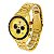 Relógio Cronógrafo Masculino de Aço Tuguir Analógico Infinity 23-2231 Dourado e Preto - Imagem 4