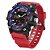 Relógio Masculino Weide AnaDigi WA3J8001 - Vermelho e Preto - Imagem 2