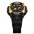 Relógio Masculino Weide AnaDigi WA3J8008 - Preto e Dourado - Imagem 3