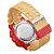 Relógio Masculino Weide AnaDigi WA3J8004 - Vermelho e Creme - Imagem 3