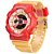 Relógio Masculino Weide AnaDigi WA3J8004 - Vermelho e Creme - Imagem 2