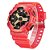 Relógio Masculino Weide AnaDigi WA3J8004 Vermelho e Preto - Imagem 2