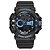 Relógio Masculino Weide AnaDigi WA3J8002 - Preto e Azul - Imagem 1