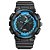 Relógio Masculino Weide AnaDigi WA3J8003 - Preto e Azul - Imagem 1