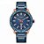 Relógio Masculino Curren Analógico 8331 - Azul e Rose - Imagem 1