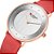 Relógio Feminino Curren Analógico C9033L - Prata e Vermelho - Imagem 2