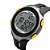 Relógio Pedômetro Unissex Skmei Digital 1107 - Preto e Amarelo - Imagem 3