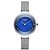 Relógio Feminino Curren Analógico C9032L - Prata e Azul - Imagem 1