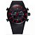 Relógio Masculino Weide AnaDigi WH-3402 - Preto e Vermelho - Imagem 2