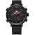 Relógio Masculino Weide AnaDigi WH-6106 - Preto e Vermelho - Imagem 1